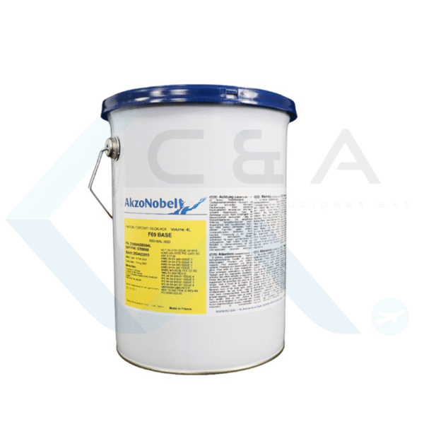 Pintura rojo/llama F69-RED