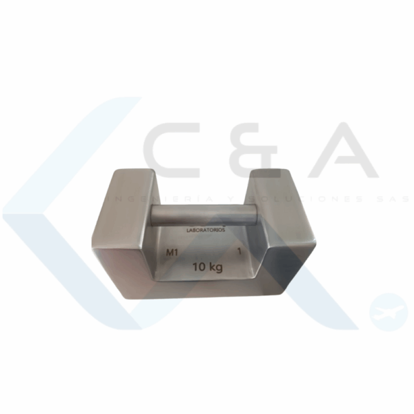 Pesas patrón laminadas en acero inoxidable clase M